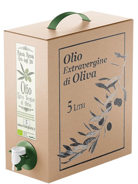 Baginbox 5L di Olio Extra Vergine di Oliva Biologico Orto degli Ulivi